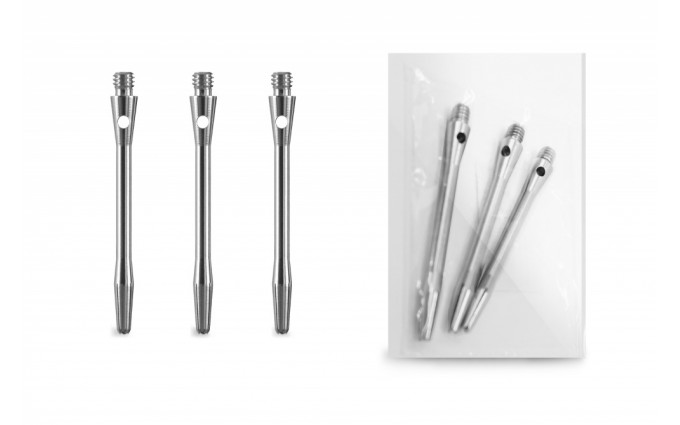 Комплект алюминиевых серебристых хвостовиков 53мм Комплект алюминиевых серебристых хвостовиков 53мм